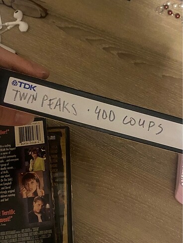 Twin Peaks ve 400 Coups VHS kaset kayit