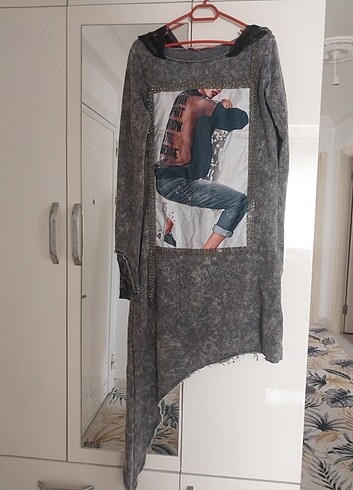 Kapşonlu tunik