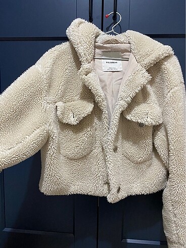Pull and bear peluş ceket