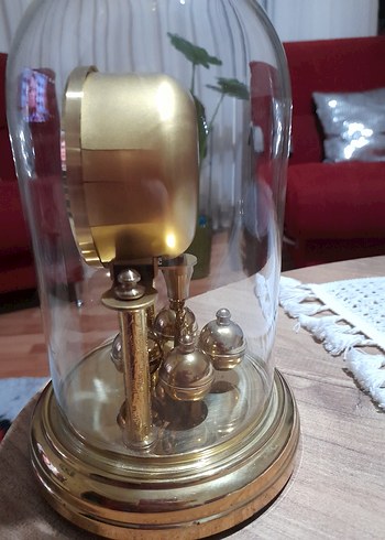 Altın Renkli Masa Saati Alman malı - Görsel 2