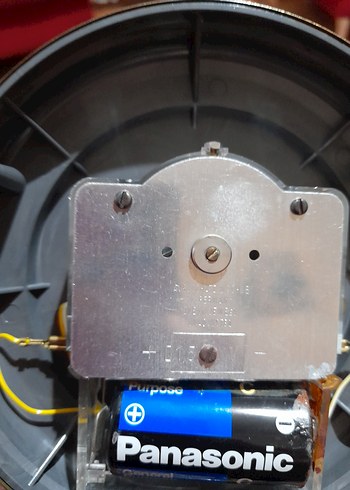 Altın Renkli Masa Saati Alman malı - Görsel 3