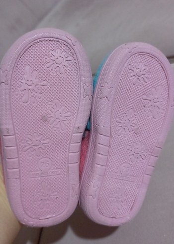 Kız Çocuk Mavi Sıcak Ev Terliği - Görsel 3