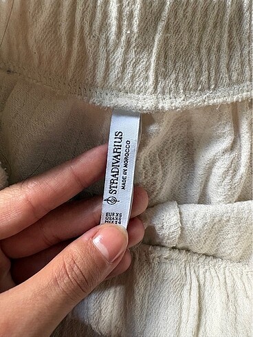 stradivarius dokulu pantolon