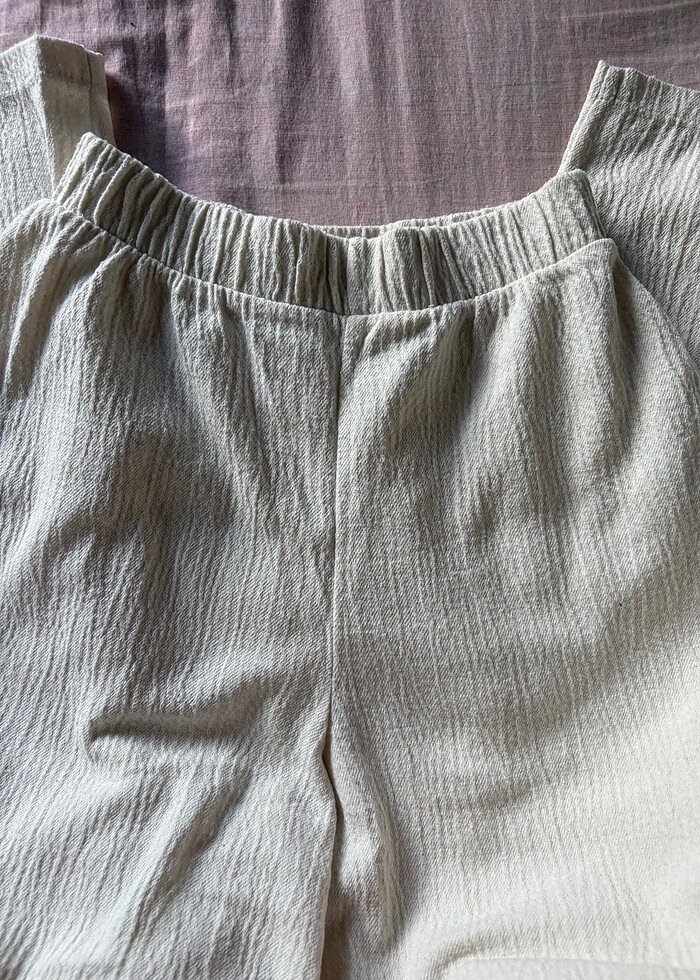 stradivarius dokulu pantolon - Görsel 2