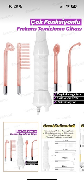 yüz temizleme aleti