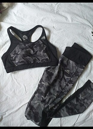 Adidas sport tayt büstiyer takım 
