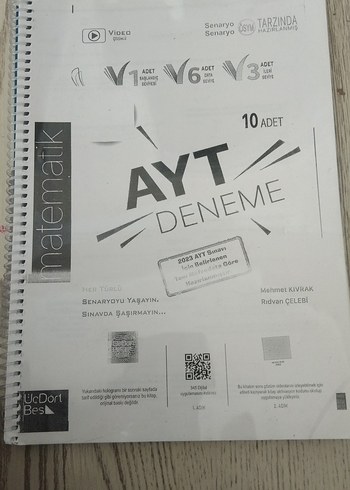 AYT Matematik Deneme Kitabı 10 Adet