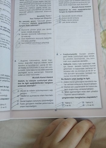Beden 8. Sınıf T.C. İnkılap Tarihi ve Atatürkçülük Soru Bankası