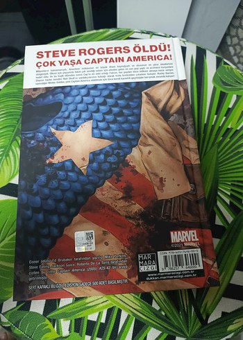  Captain America'nın Ölümü ciltli - Marvel Çizgi Roman