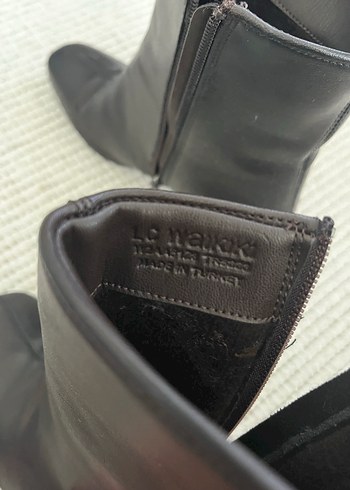 LC Waikiki Acı Kahve Deri Topuklu Kadın Bot