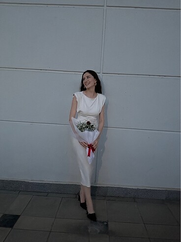 s Beden H&M midi elbise