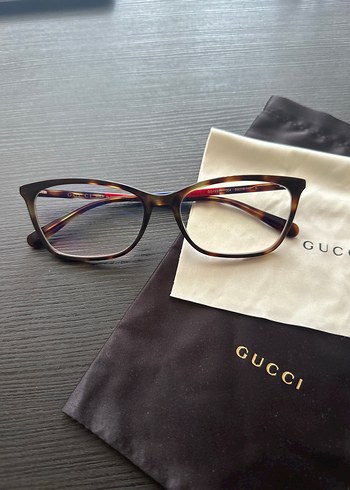 Gucci Retro Kahverengi Kaplumbaga Desenli Gozluk