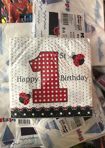 Baskılı Uğur Böceği Peçete 20'li - Görsel 2