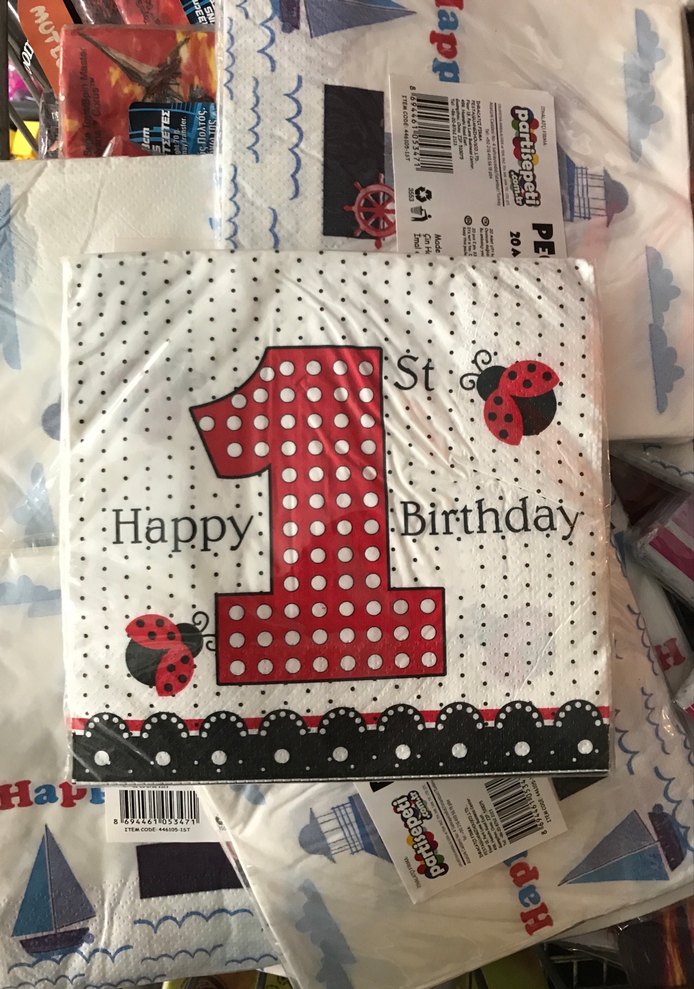 Baskılı Uğur Böceği Peçete 20'li - Görsel 2