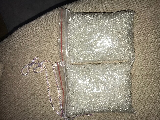 Şeffaf kristal boncuk - Görsel 3