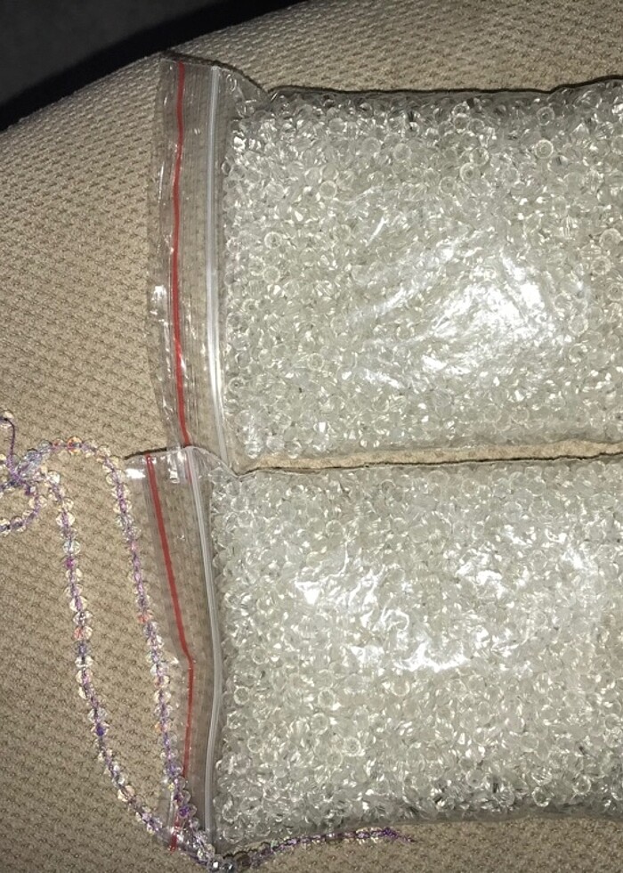 Şeffaf kristal boncuk - Görsel 3