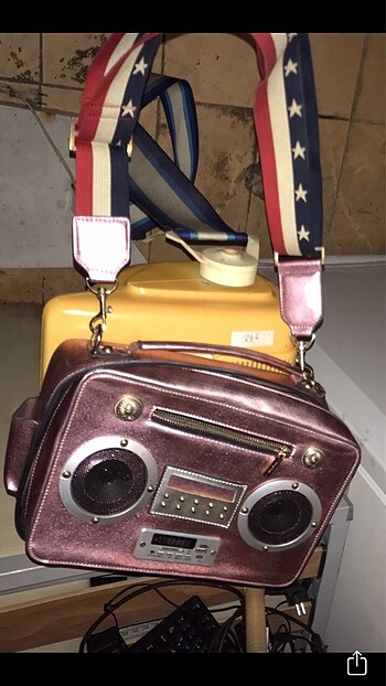 American Retro Radyo görünümlü çanta