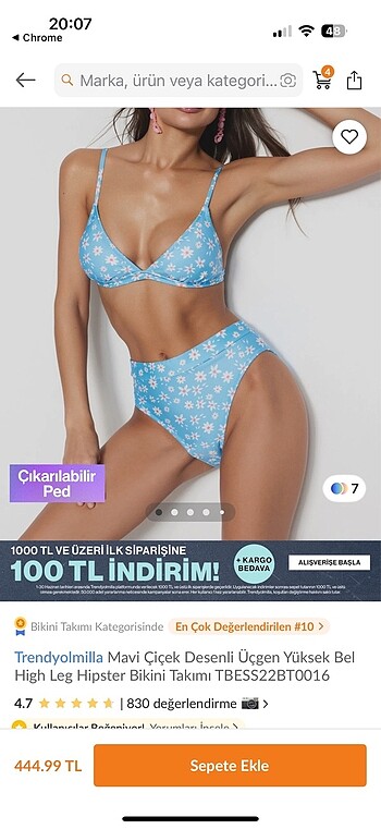 Trendyolmilla bikini takımı