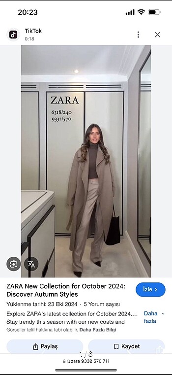 Zara pantolon