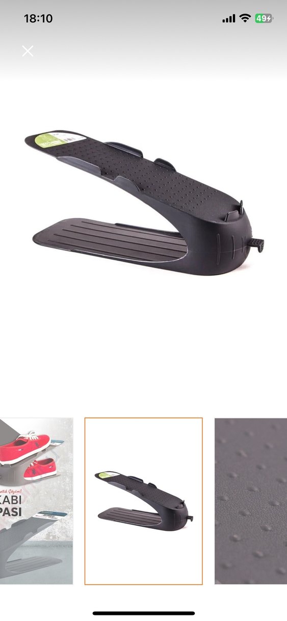 Gri Ayakkabı Rampası 24'lü Organizer - Görsel 2