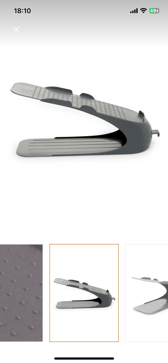 Gri Ayakkabı Rampası 24'lü Organizer - Görsel 4