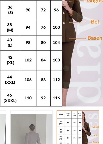 Diaves Gri Katlamalı Kol Detaylı Blazer Ceket - Görsel 5