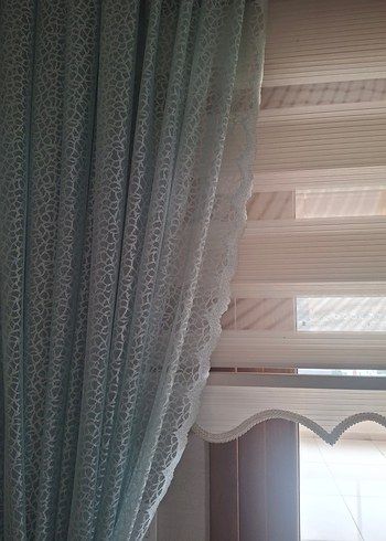 Modern Klasik Mavi Desenli Perde - Görsel 5