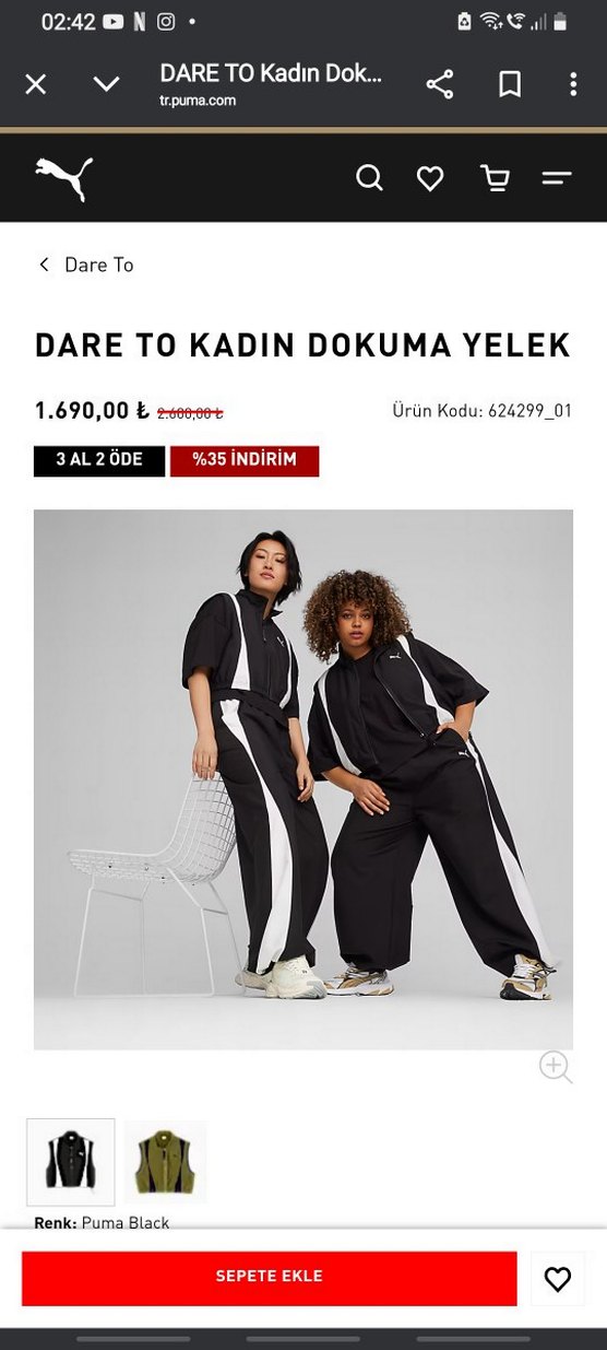 Puma dare to yelek - Görsel 2