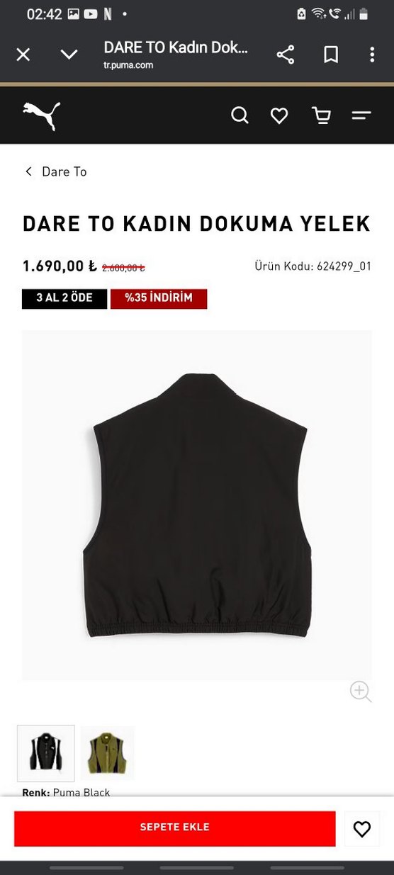 Puma dare to yelek - Görsel 3