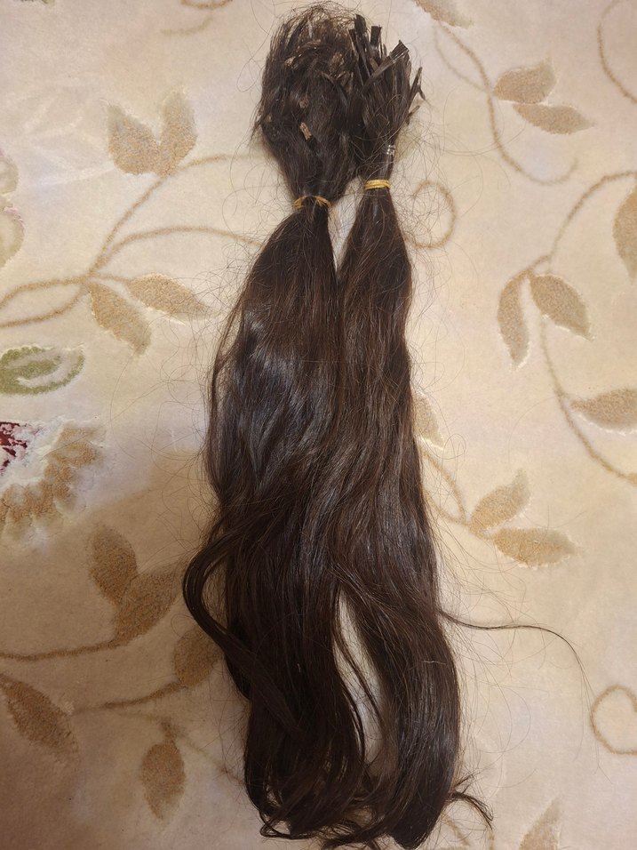 Bej İpeksi Püsküllü Kadın Saç Aksesuarı - Görsel 3