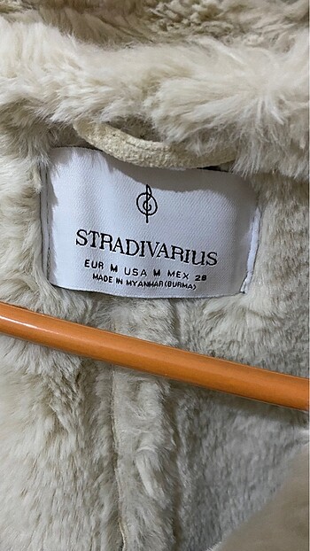 m Beden Stradivarius kürklü ceket