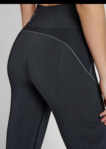 Gri Kadın Spor Tayt - Elastik ve Fit Kesim