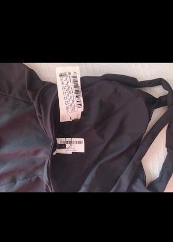 Siyah şortlu elbise,mayo - Görsel 9