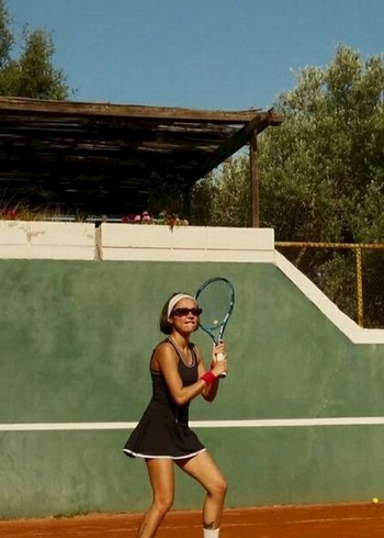 Siyah şortlu elbise,mayo - Görsel 5