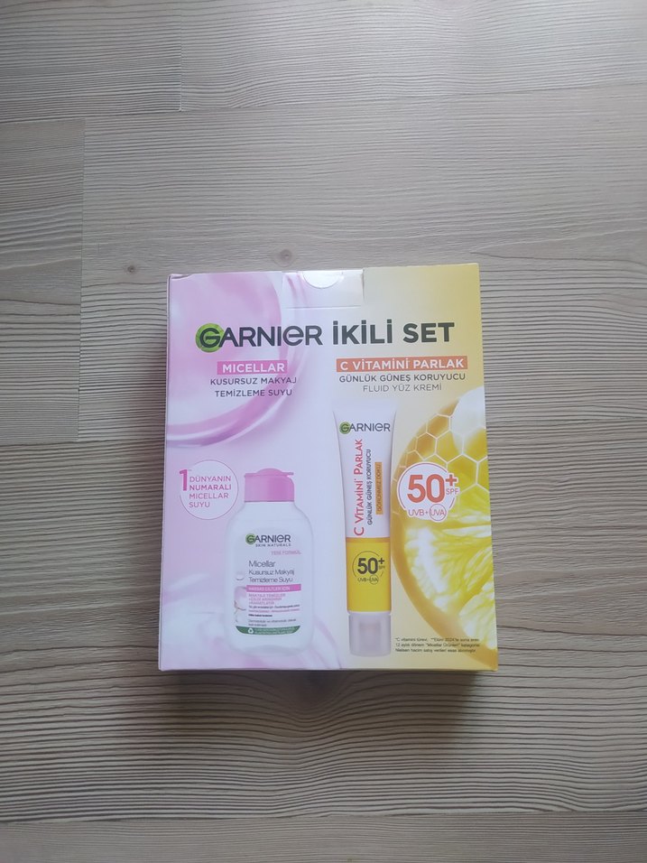 Garnier İkili Set SPF 50+ Güneş kremi ve Makyaj Temizleyici - Görsel 4