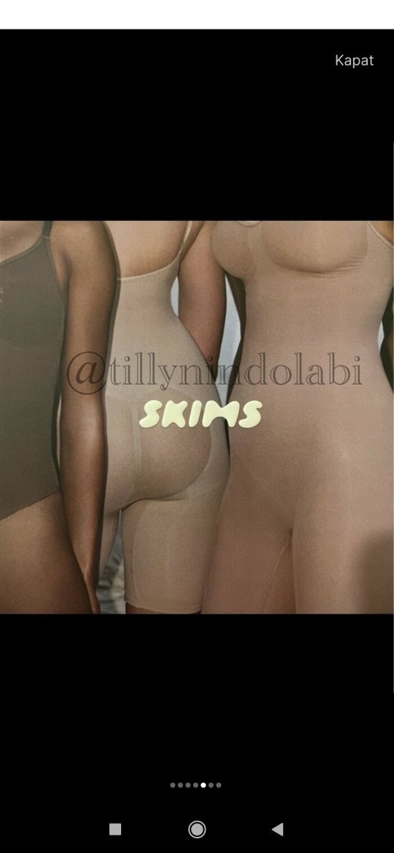 Bej Mini Kadın Strappy Tulum - Görsel 2