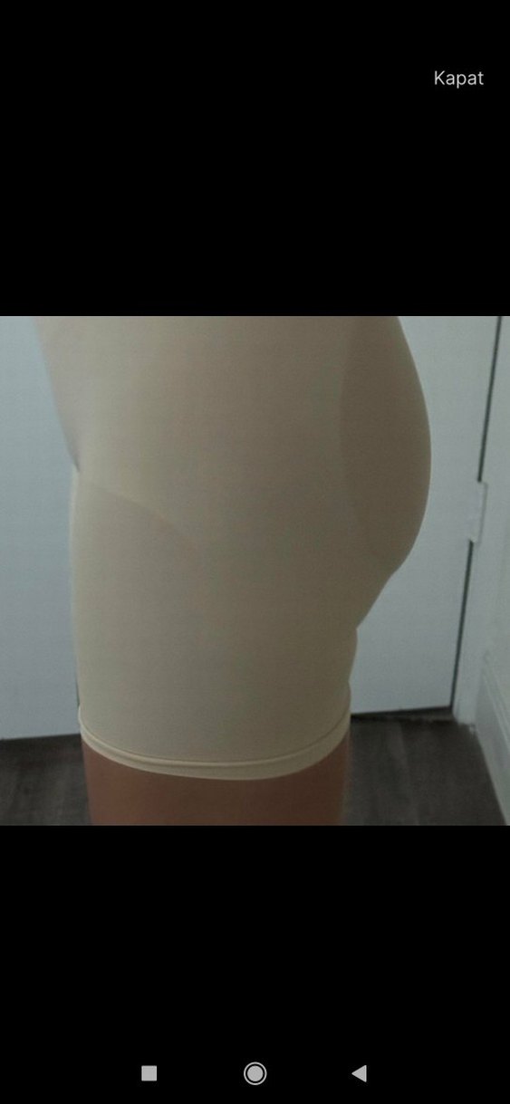 Bej Mini Kadın Strappy Tulum - Görsel 4