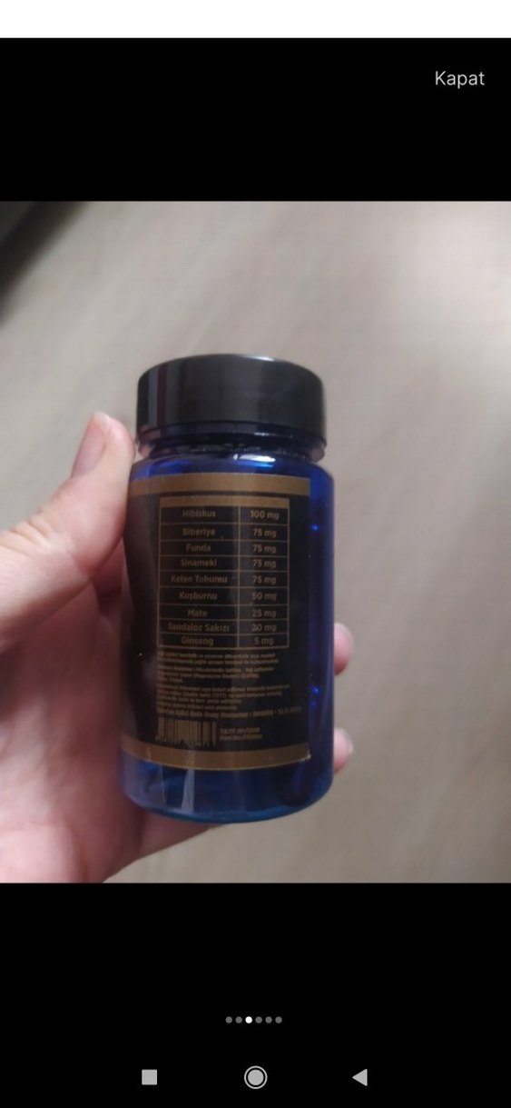 FOROX5 Güçlendirici 45 Kapsül zayıflama hapi-5 adet kapsul fiyat - Görsel 3