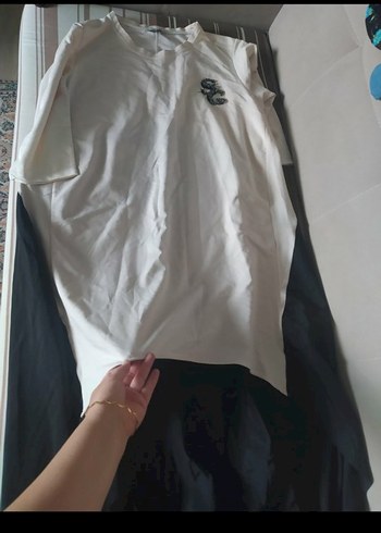 Siyah on kısa arkası uzun tunik ferace elbise - Görsel 4