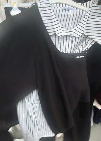 gri çizgili model kumas Takım esofman - Görsel 19