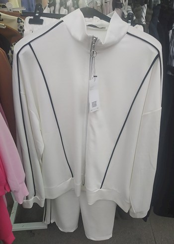 gri çizgili model kumas Takım esofman - Görsel 6