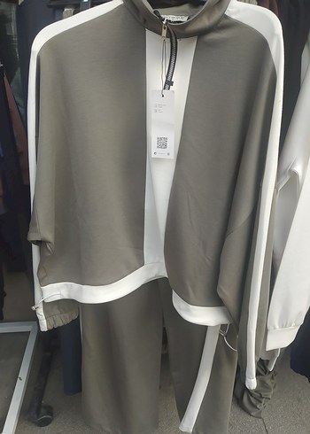 gri çizgili model kumas Takım esofman - Görsel 9