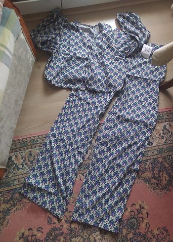 mor  Desenli günlük takımı - Görsel 2