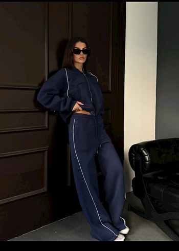 Oysho Kadin Beyaz Fermuarli Sweatshirt Oysho
