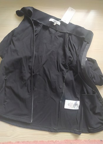 Siyah Uzun Kollu Mini Spor Üst - Görsel 14