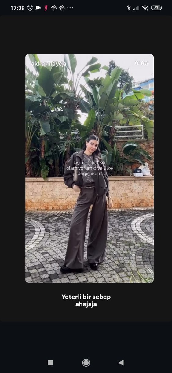 Kadın Gri bosbol Uzun pantalon - Görsel 2