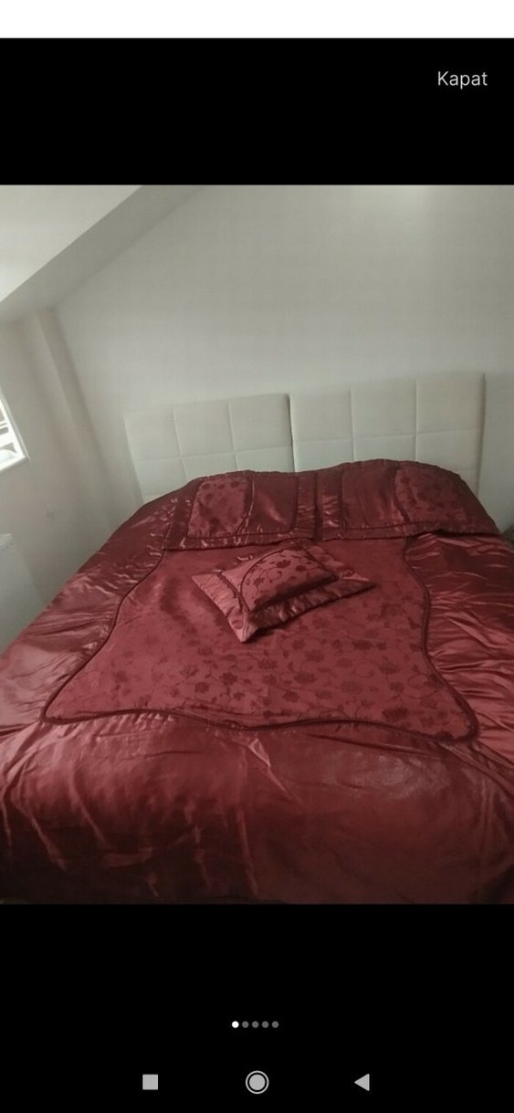 lila İşlemeli Parlak Yatak Örtüsü - Görsel 5