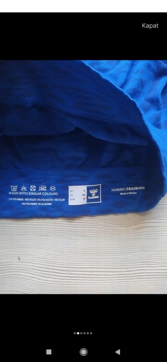 Lacivert Tişört iclik trning termal UNİSEX-ORJİNAL - Görsel 5