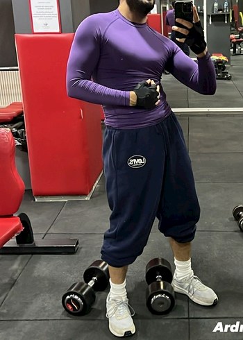 Siyah Uzun Kollu kalenji içlik termal - Görsel 2