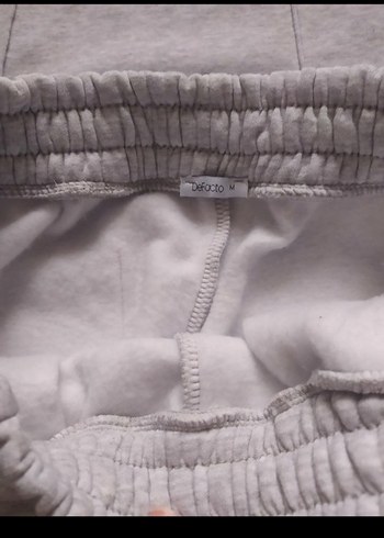 Gri sardonlu Rahat Kesim UNİSEX Eşofman Altı - Görsel 6